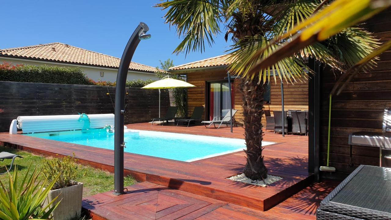 VILLA avec piscine chauffée Moliets-et-Maa Exterior foto