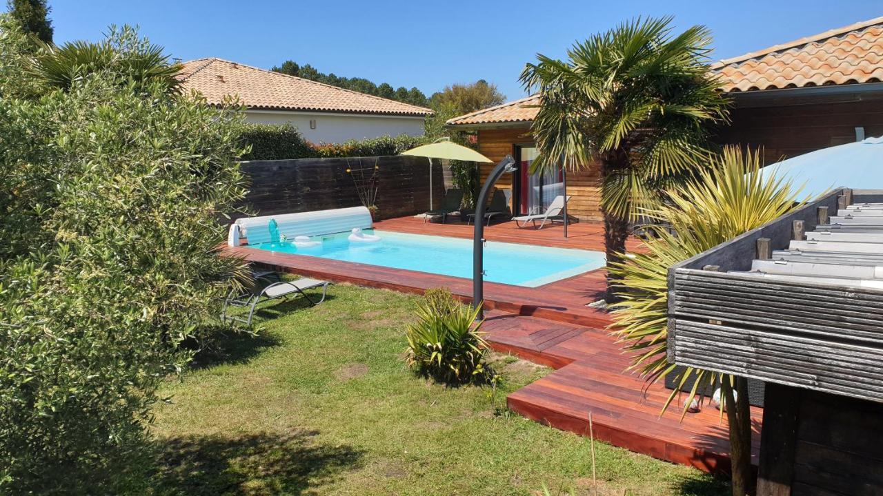VILLA avec piscine chauffée Moliets-et-Maa Exterior foto